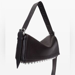 Like new Alexander Wang ricco medium flap bag in lambskin leather $1,050